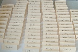 Place Cards - Undecorated cream
