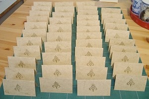Individual Place Cards, 2004