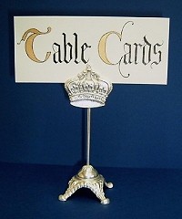 Table Card in Holder