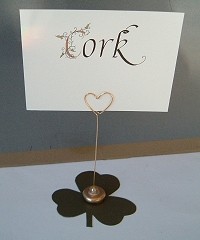 Table Card in Holder