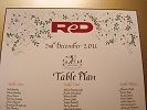 'Red' Table Plan - detail - December 2011