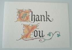 Thank You Card - Commissioned Design