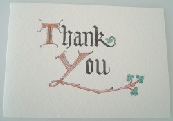 Thank You Card - Commissioned Design